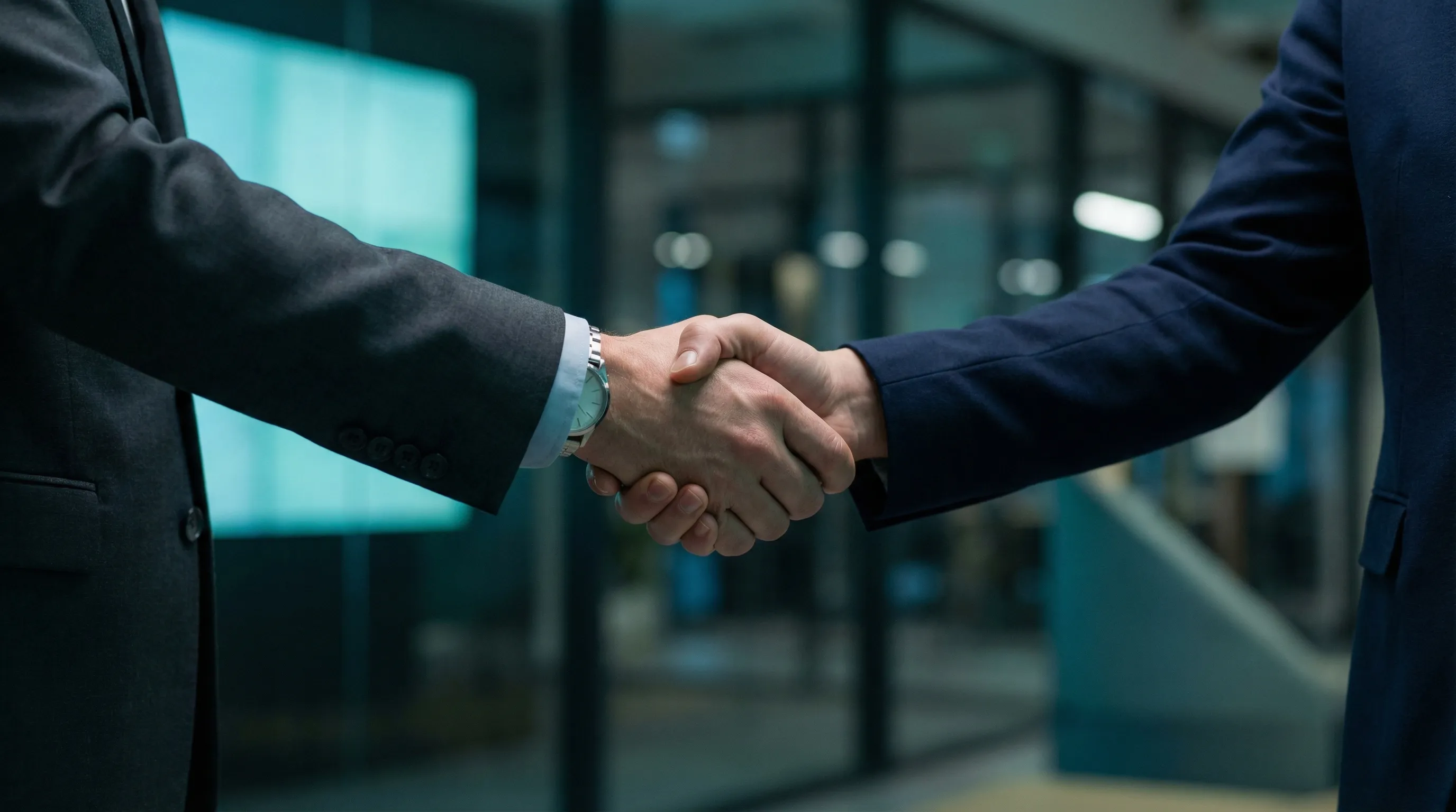 Apretón de manos simbolizando la colaboración